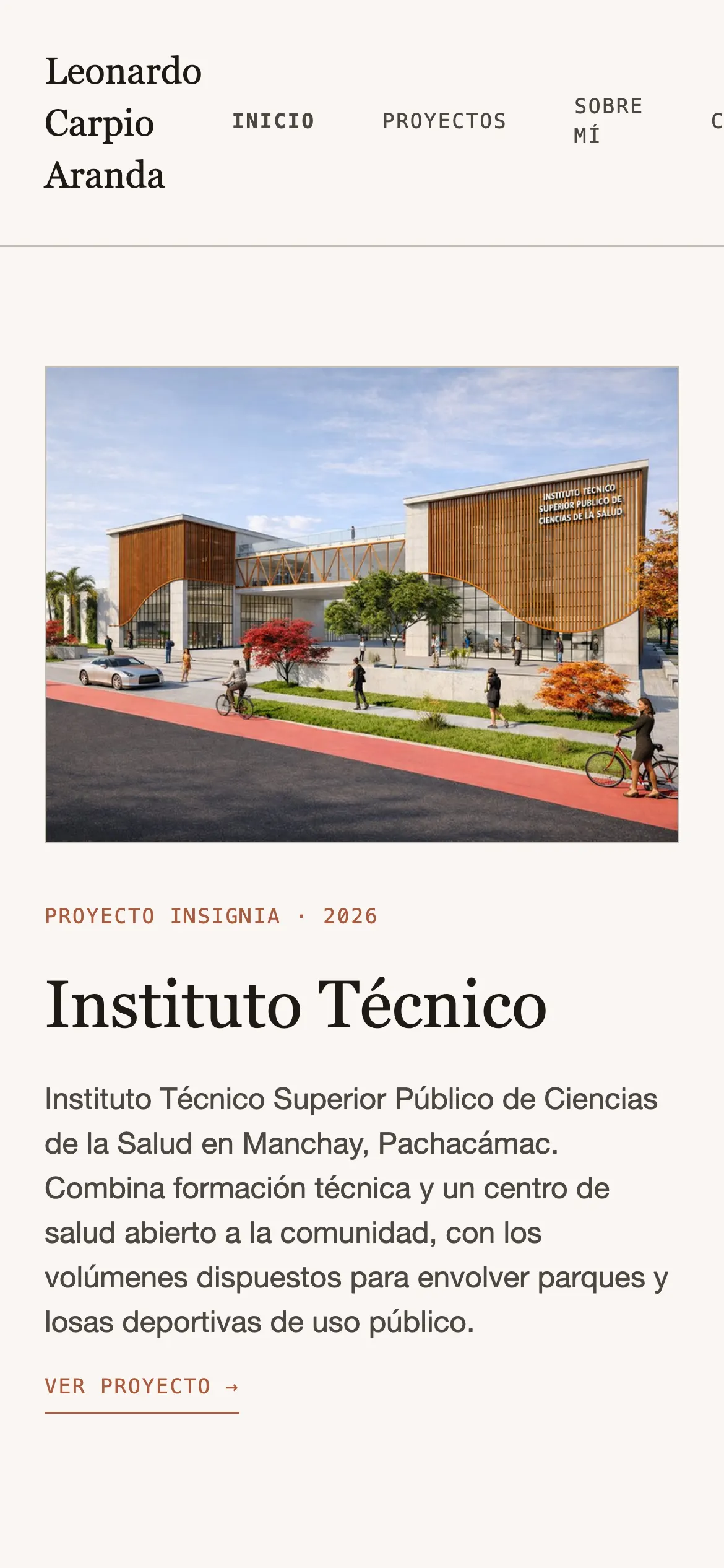 Leonardo Carpio — En el teléfono